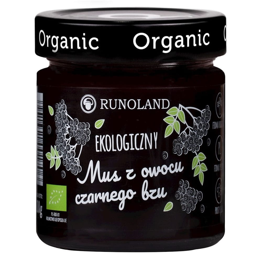 Holunderfruchtmousse BIO 200 g - RUNOLAND