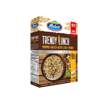 Trendy Lunch Mhammas, Erbsen, Waldpilze, Thymian Melvit 4x100g