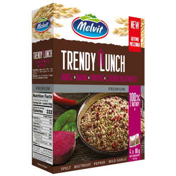 Trendy Lunch Dinkel, Rote Bete, Pfeffer, Bärlauch Melvit 4x80g