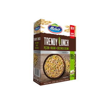 Trendy Lunch Eine Mischung aus Graupen, Bulgur und Linsen Melvit 4x100g