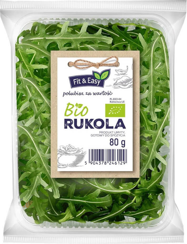 Frisch gewaschener Rucola BIO (polnisch) (ca. 80 g)