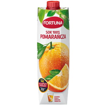 100% Orangensaft Fortuna 1l