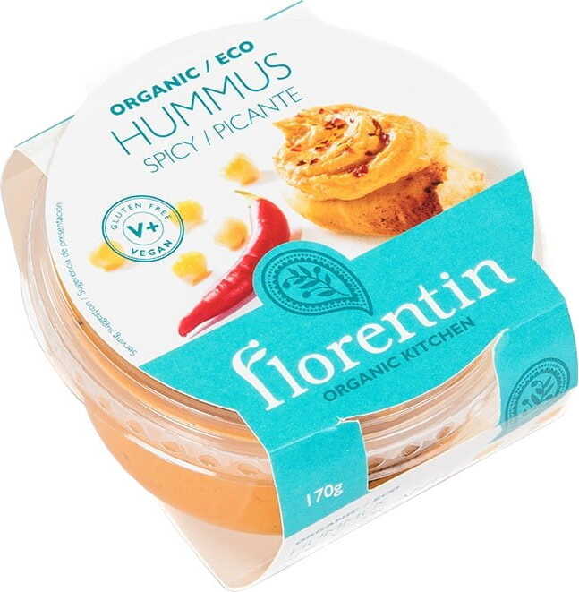 Pikanter Hummus BIO 170 g - FLORENTIN