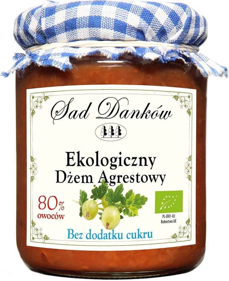 Stachelbeermarmelade BIO 260 g - SAD DANKÓW