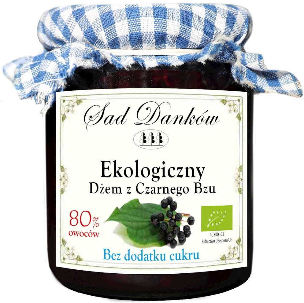 Holundermarmelade BIO 260 g - SAD DANKÓW