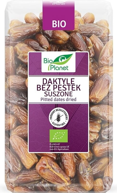 Datteln ohne Samen, getrocknet glutenfrei BIO 1 kg - BIO PLANET