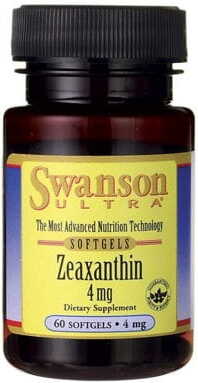 Zeaxanthin aus Omnixan-Paprika 4 mg 60 Kapseln SWANSON