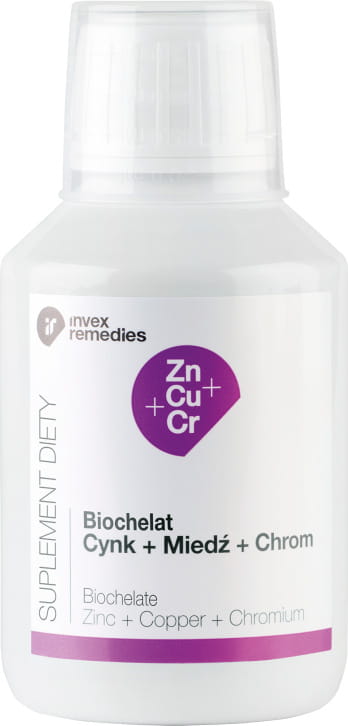 Biochelat Zink + Kupfer + Chrom Biochelat Zink + Kupfer + Chrom 150ml INVEX REMEDIES