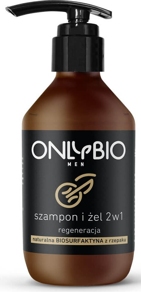 2in1 regenerierendes Shampoo und Gel für Männer 250 ml - NUR BIO