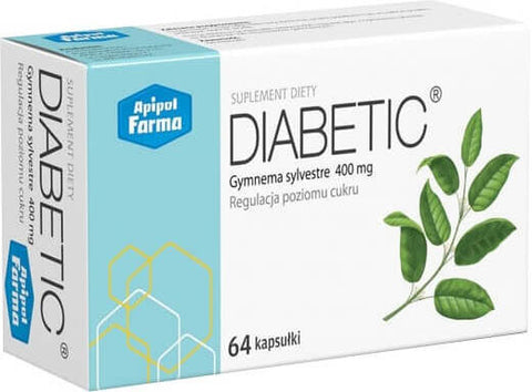 Diabetische Gymnema SylvestrE 400mg Zuckerspiegelregulierung 64 Kapseln APIPOL FARMA