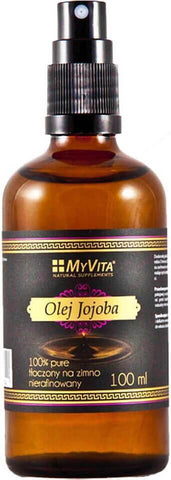 Kosmetisches Jojobaöl kaltgepresst BIO 100ml MYVITA