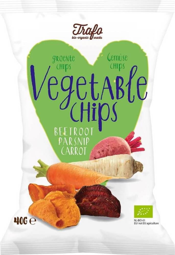 Glutenfreie Gemüsechips BIO 40 g - TRAFO