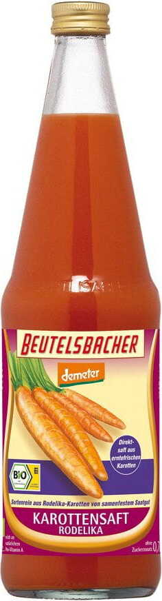 Rodelika Karottensaft BIO 700 ml - BEUTELSBACHER