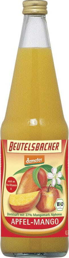 Apfelsaft - Mango BIO 700 ml - BEUTELSBACHER