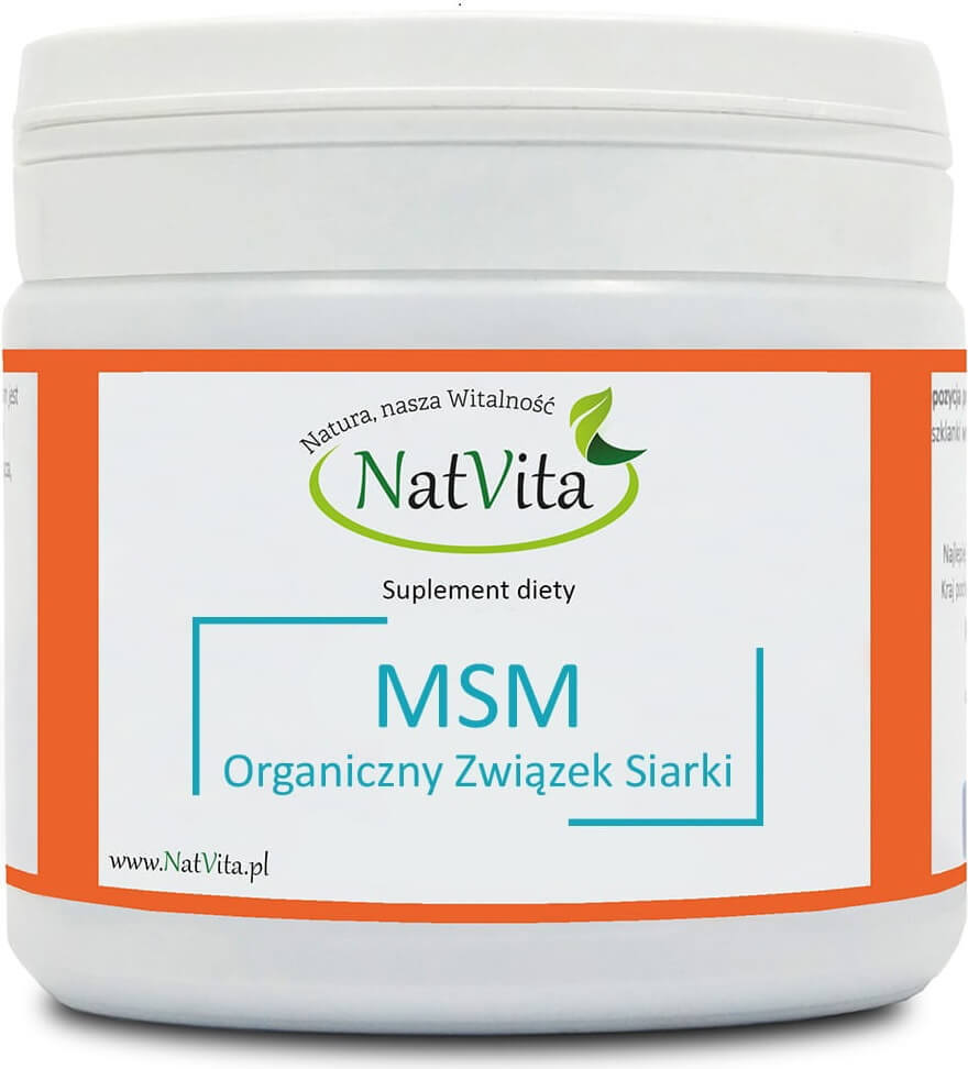 MSM organisches Schwefelverbindungspulver 250g NATVITA