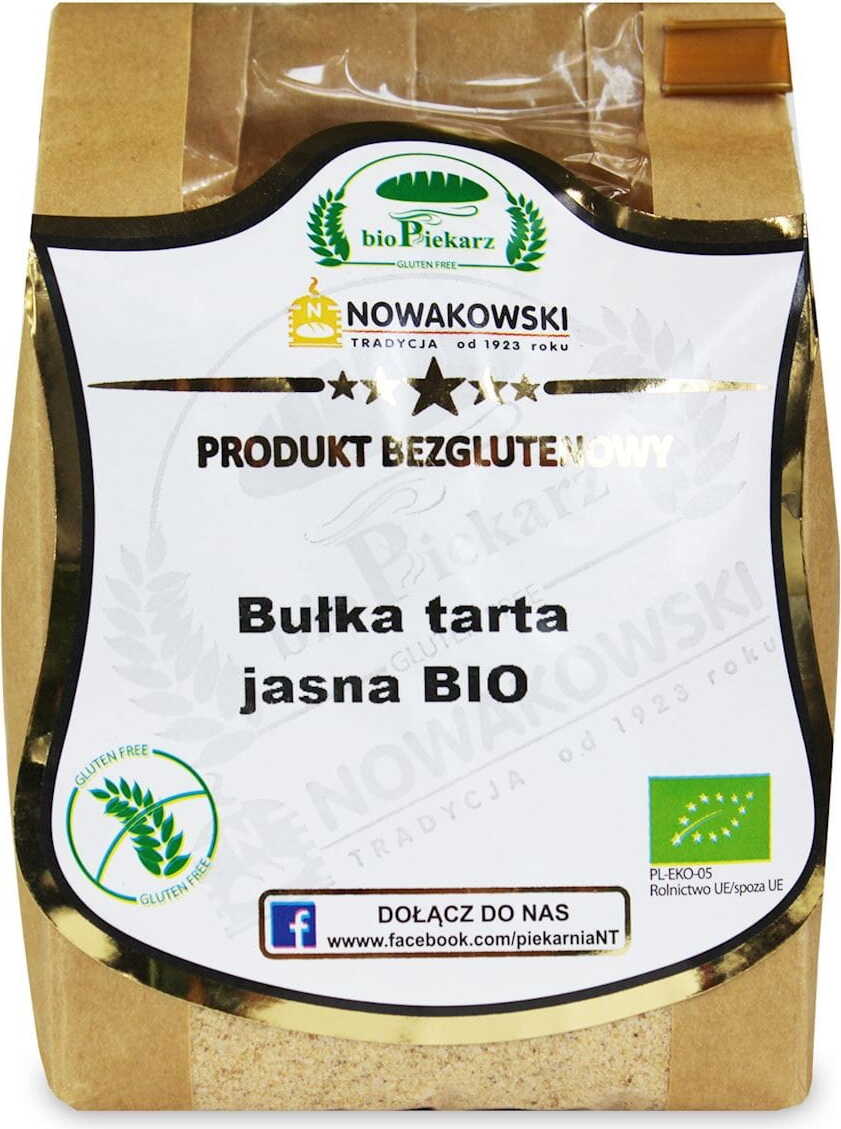 Glutenfreie Semmelbrösel BIO 300 g - BIODAKER NOWAKOWSKI