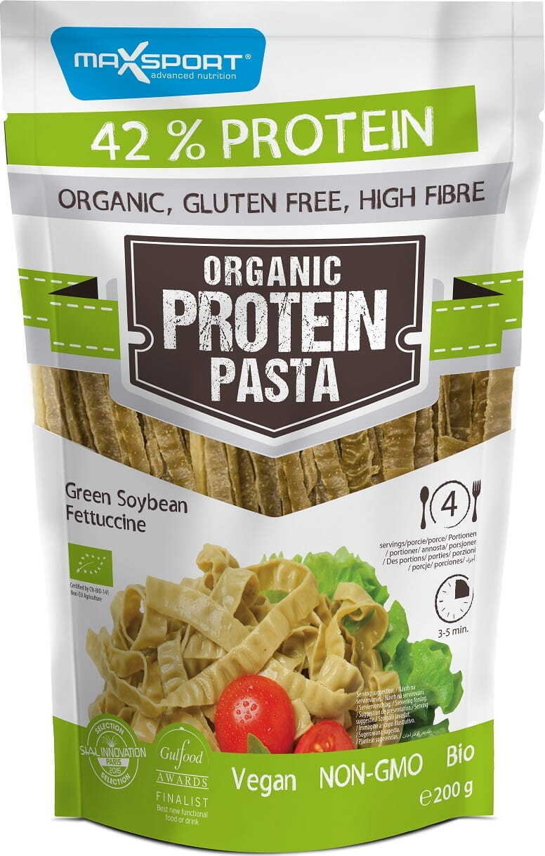 Nudeln (aus grünem Soja) glutenfreie Fettuccine BIO 200 g - MAXSPORT