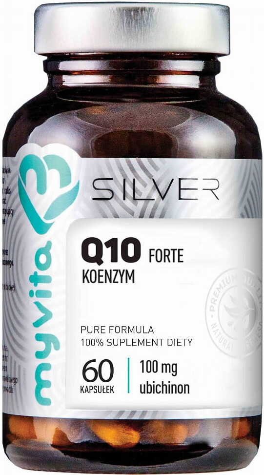 Coenzym Q10 100mg Ubichinon 60 Kapseln MYVITA SILVER PURE