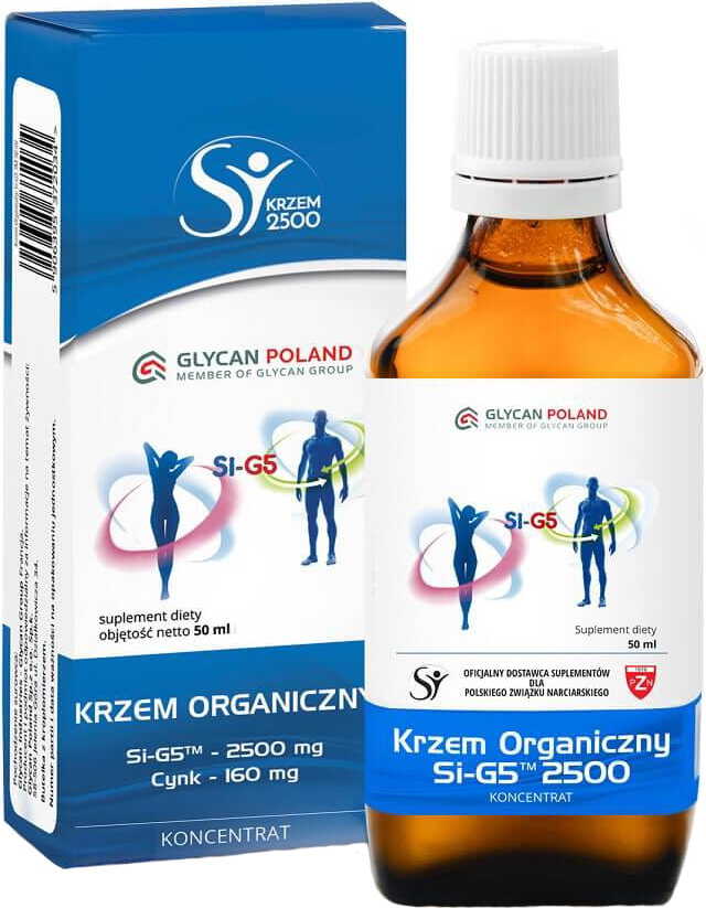 Organisches Silizium Si - g5 2500 + Konzentrat 50 ml GLYCAN POLAND