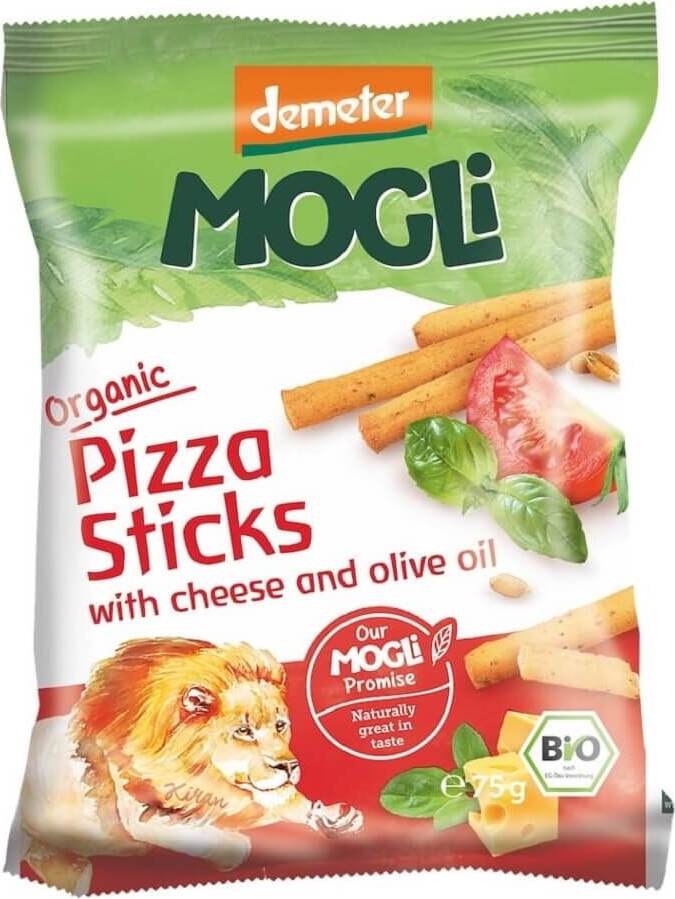 Pizzafinger mit Käse und Olivenöl BIO 75 g - MÖGLICH