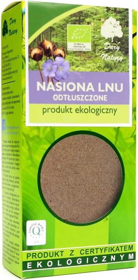 Leinsamen, entfettet, gemahlen BIO 100 g - GESCHENKE DER NATUR