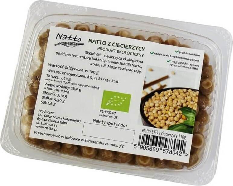 Fermentierte Kichererbsen BIO 110 g - NATTO