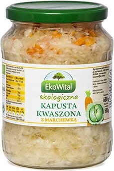 Sauerkraut mit Möhren BIO 680 g / 500 g EKOWITAL