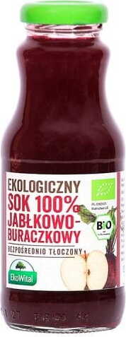 Apfel-Rote-Bete-Saft 100% BIO 250 ml EKOWITAL