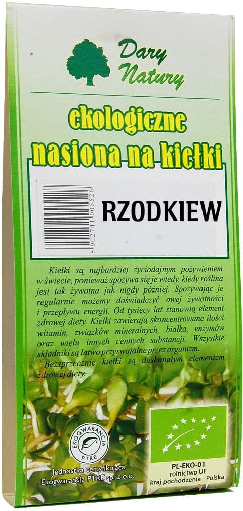 Radieschensamen BIO für Sprossen 30 g - GESCHENKE DER NATUR