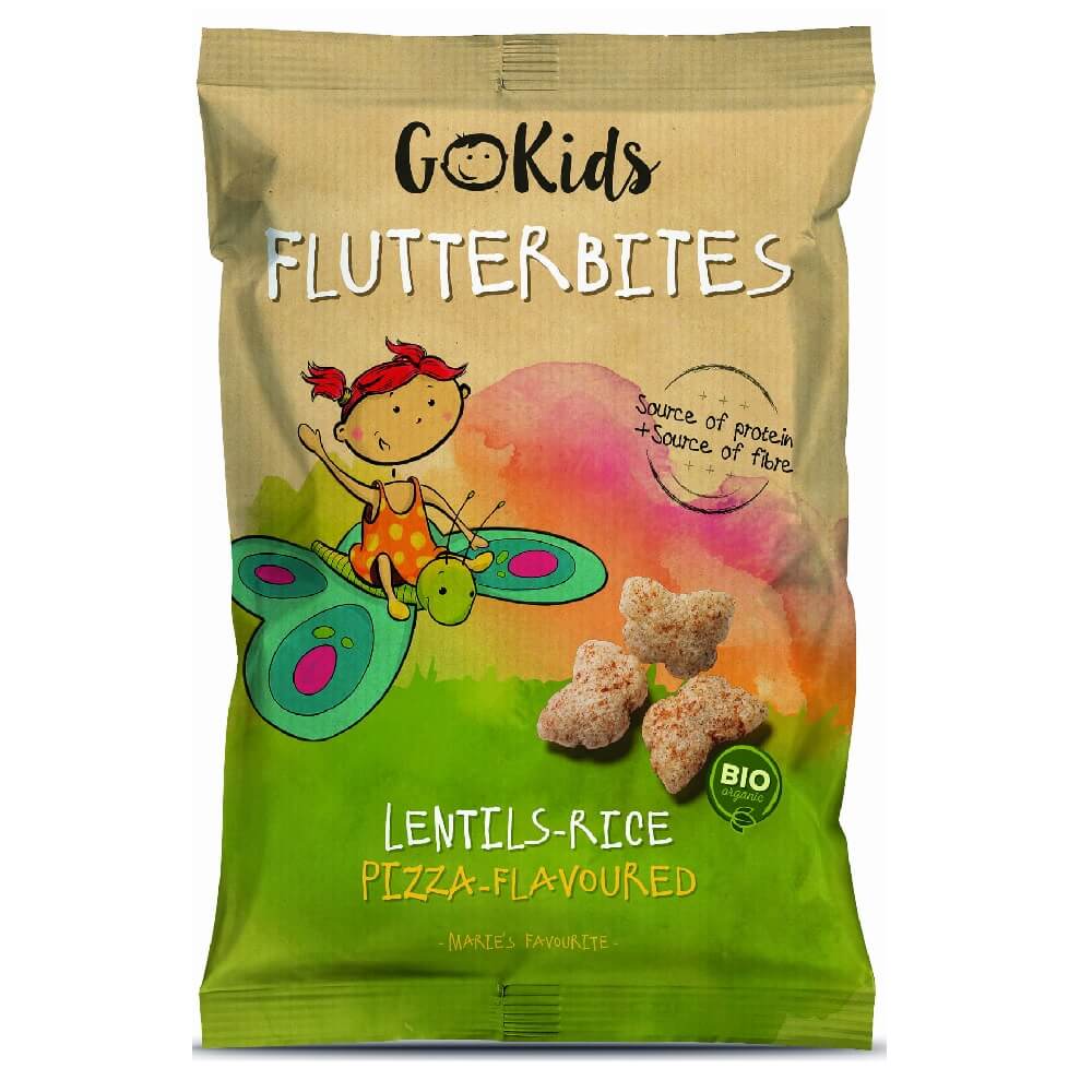 Reis- und Linsenchips, Pizzageschmack BIO 30 g GOKIDS