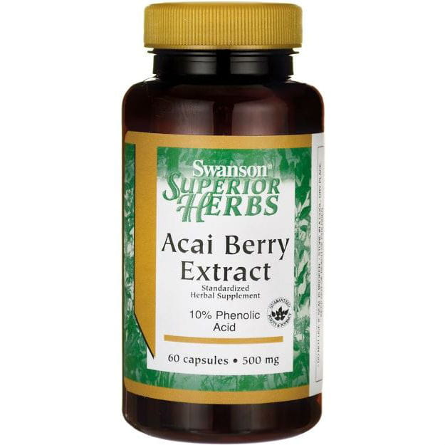 Acai Acai-Beeren-Extrakt 500 mg 60 Kapseln SWANSON