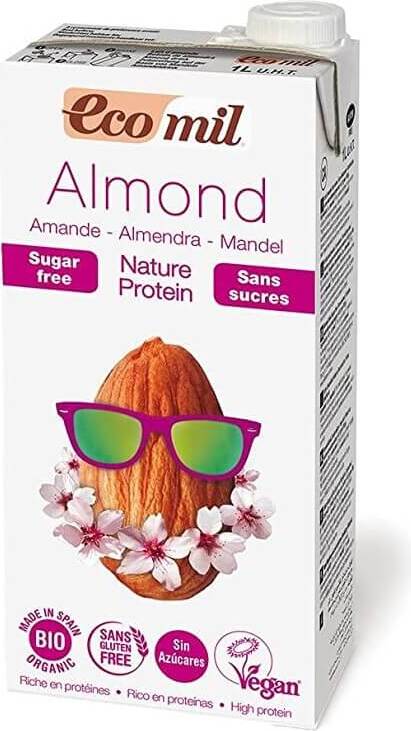 Mandeldrink ohne Zucker mit erhöhtem Proteingehalt BIO 1000 ml ECOMIL