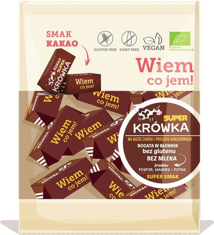 Glutenfreie milchfreie Kakao-Fudges BIO 150 g SUPER Fudge