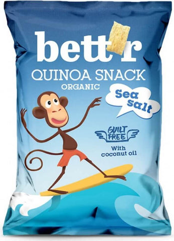 Quinoa Chips mit Meersalz glutenfrei BIO 50 g BETTR