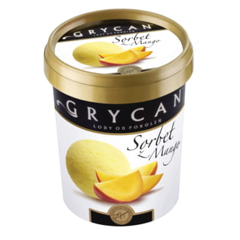 Gefrorenes Familien-Mango-Sorbet-Eis Grycan 500 ml