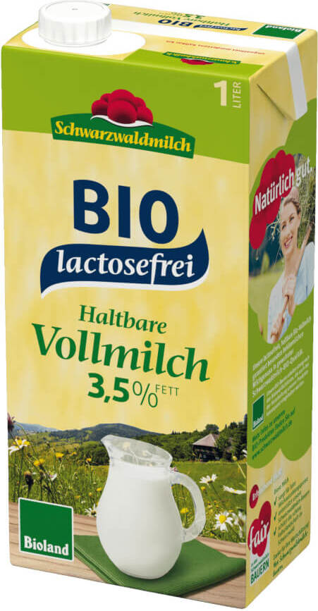 35% laktosefreie Milch BIO 1000 ml SCHWARZWALDMILCH