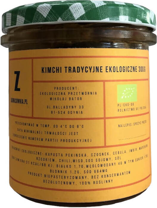 Traditionelles Kimchi BIO 300 g - ORANGE