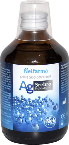 Kolloidales Silber ag10 Glasflasche 300ml NELFARMA