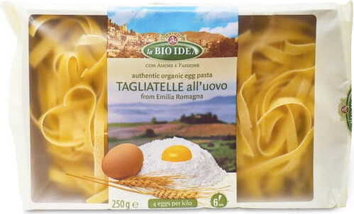 Tagiatelle Eiernudeln BIO 250 g - LA BIO IDEA