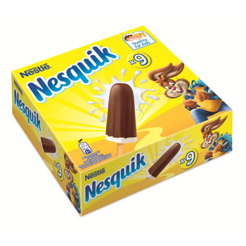 Gefrorenes Eis Multipack Kakao-Vanille Nesquik 9x43ml