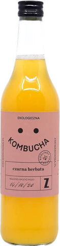 Kombucha mit schwarzem Tee BIO 500 ml - SÄURE