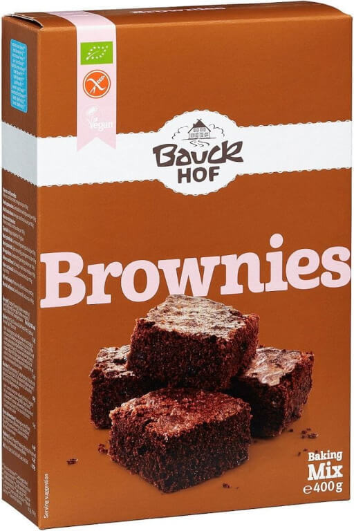 Glutenfreie Brownie-Backmischung BIO 400 g - BAUCK HOF