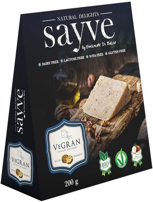 Veganes Produkt mit Kichererbsen und Walnüssen laktosefrei glutenfrei BIO 200 g - SAYVE