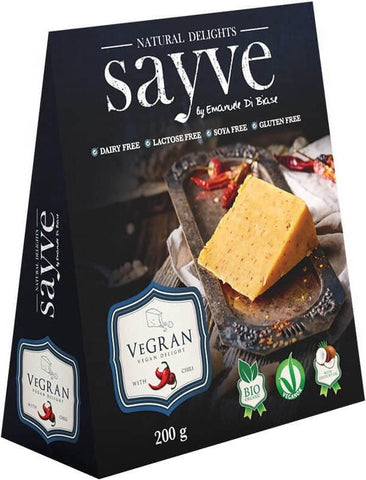 Veganes Produkt mit Kichererbsen und Chili, laktosefrei glutenfrei BIO 200 g - SAYVE