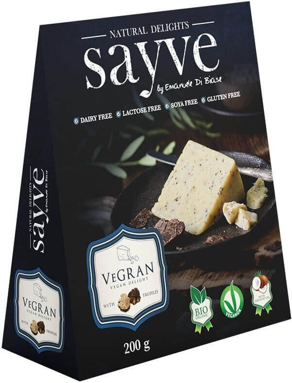 Veganes Produkt mit Kichererbsen und Trüffeln, laktosefrei glutenfrei BIO 200 g - SAYVE