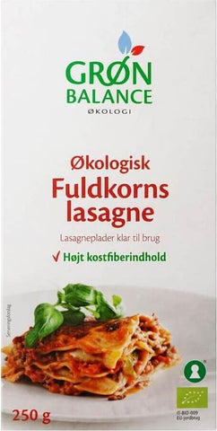 Pasta (Vollkorngrieß) Lasagne BIO 250 g - GRON BALANCE