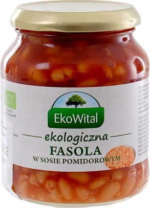 Weiße Bohnen in Tomatensauce BIO 360 g EKOWITAL