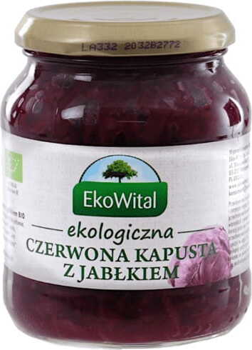 Rotkohl mit Apfel BIO 340 g EKOWITAL