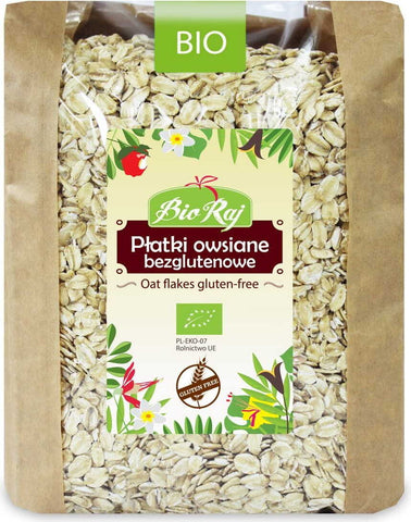 Glutenfreie Haferflocken BIO 1 kg - BIO RAJ