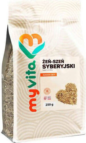 Ginseng - Sibirischer Ginseng, geschnittene Wurzel 250g MYVITA